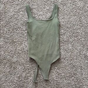 Abercrombie & Fitch Sage Green Bodysuit